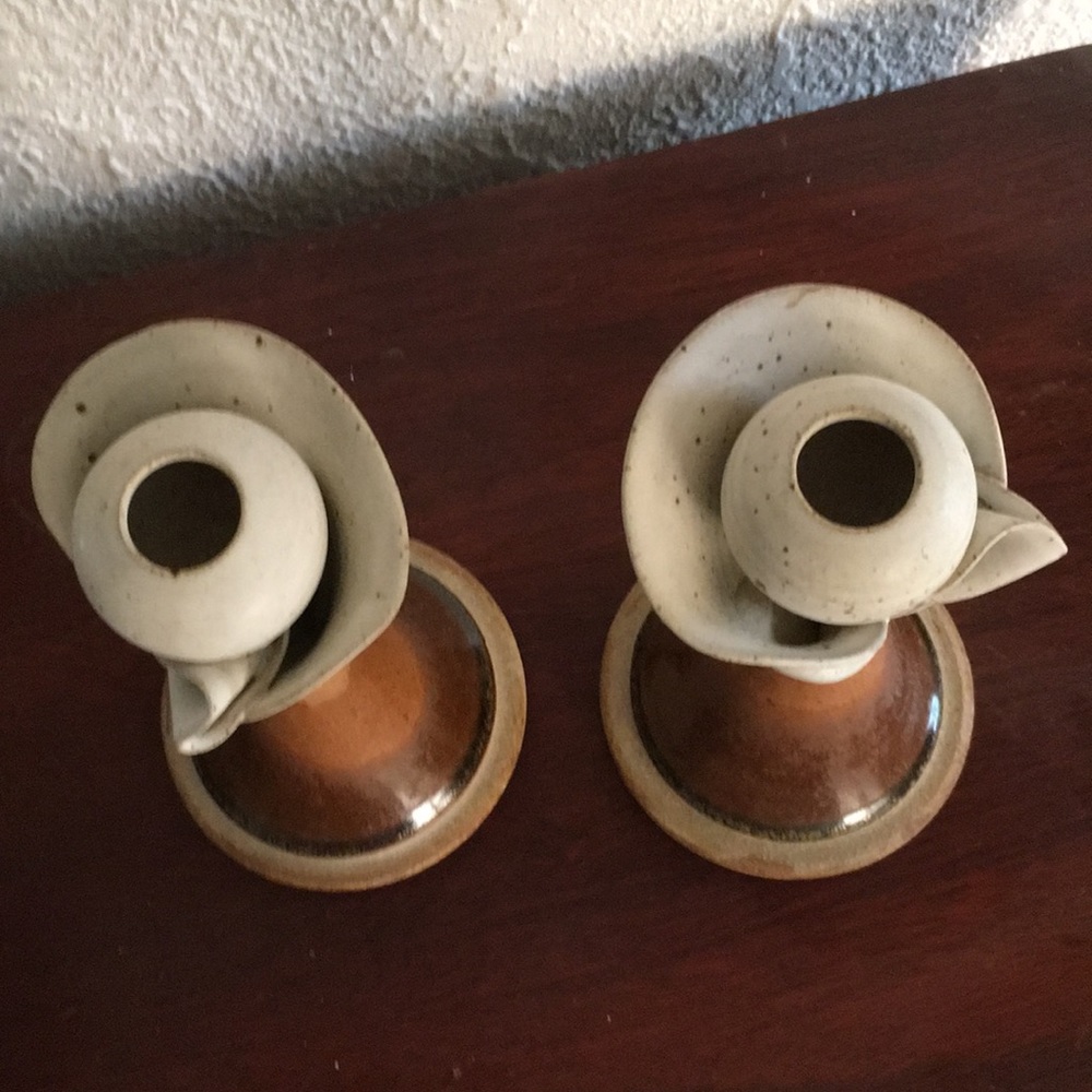 Pair of Windfall Candle Holders